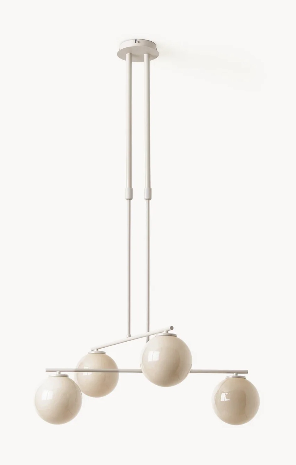 LAMPA WISZĄCA ZE SZKŁA OPALOWEGO ATLANTA