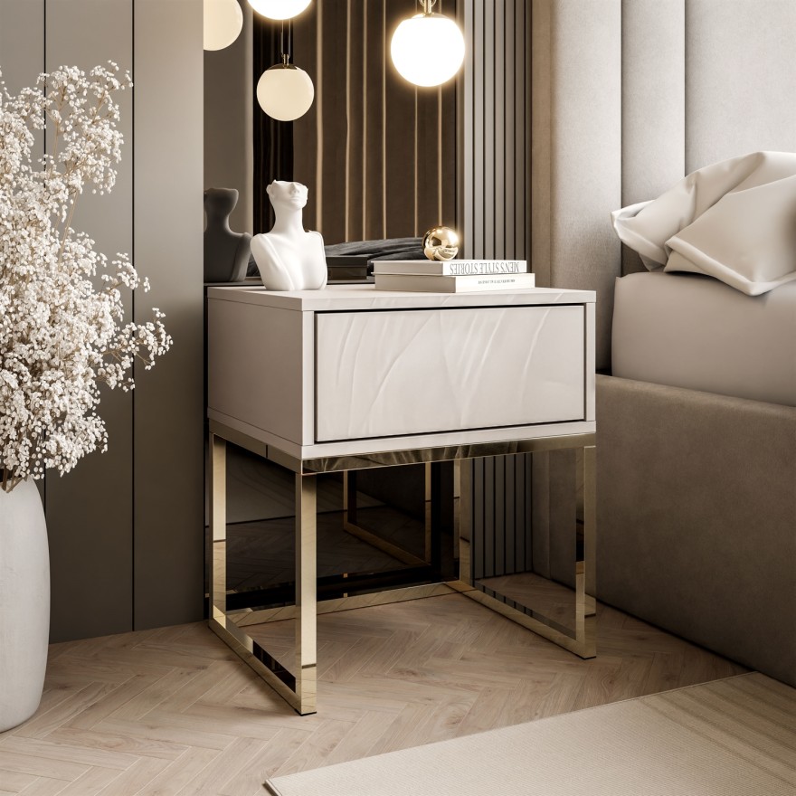 SZAFKA NOCNA BLANCO KASZMIR