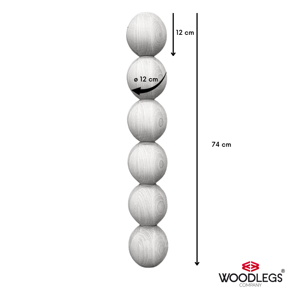 NOGA DREWNIANA CORALLI