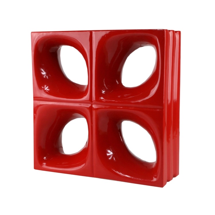 PUSTAK CERAMICZNY 24X24X8 DAISY RED