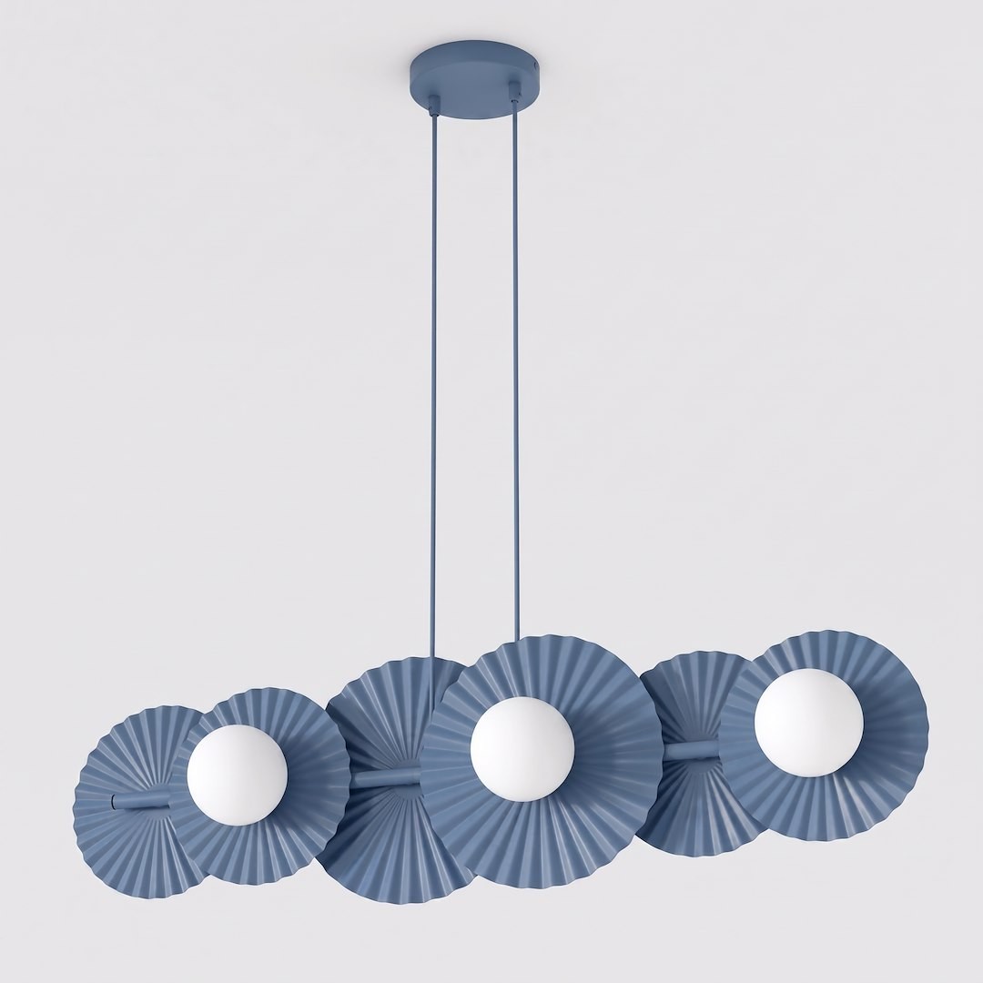 LAMPA WISZĄCA UMBRA 6 DUSTY BLUE